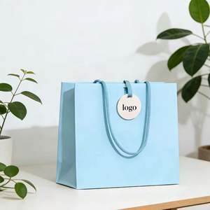 Bolsas de Papel Personalizadas con Logotipo de Marca, con Asas, para Compras, Regalos, Empaque de Zapatos y Ropa - Product Image 4