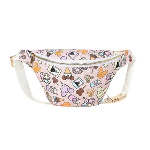 Bolso de Cintura Moderno con Diseño de <span class=keywords><strong>Mickey</strong></span> <span class=keywords><strong>Mouse</strong></span> a Cuadros en Rosa, Bolso Bandolera Portátil de Viaje para Mujer - Product Image 5