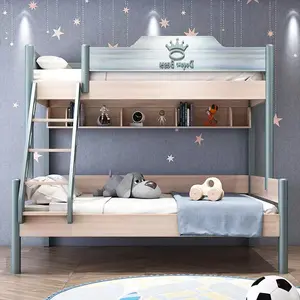 소년 소녀 어린이 침대 아이의 침실 가구 고품질 현대 어린이 침대 파란색과 분홍색 단일 아이 만화 침대 더블