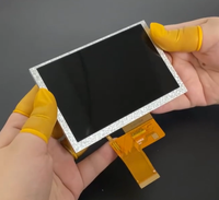 LCD TFT industri IPS 5 ", 800x480, terbaca sinar matahari, -30 ℃ ~ 80 ℃ suhu lebar untuk sepeda motor
