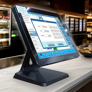 S900c màn hình cảm ứng POS hệ thống bán lẻ tùy chỉnh tiền mặt đăng ký POS Máy kim loại cơ sở với lỗ - Product Image 5