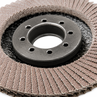 Disque à lamelles rond en oxyde d'aluminium à haute efficacité de coupe, outil abrasif personnalisable pour le débavurage des surfaces métalliques