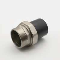 Zhengxin Raccord de tuyau HDPE direct d'usine de haute qualité 75mm Union droite PE filetage mâle adaptateur de fer couplage poli UV