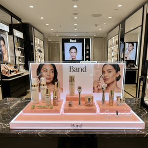 Exhibidor de Acrílico de Lujo Personalizado para Perfumes, Exhibidor de Cosméticos para Mostrador, Exhibidor de Productos para el Cuidado de la Piel, Soporte para Maquillaje - Product Image 2