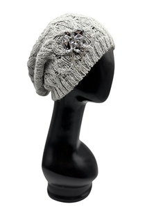 Bonnet de sport en tricot uni pour adulte, méthode d'impression d'étiquettes tissées, garantie de qualité LANDBAS, 56% acrylique, 23% laine, 21% nylon - Product Image 4