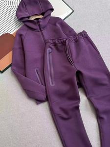 Conjunto Deportivo de Dos Piezas, Cortavientos, Transpirable, Tallas Grandes, Informal, de Forro Polar para Otoño, Color, Talla y Logotipo Personalizables, Pedidos al Por Mayor OEM/ODM - Product Image 5