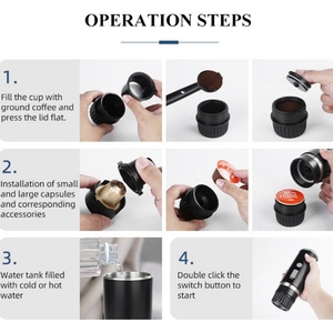 Cafetera de Viaje, Automática, con Goteo, USB, Portátil, Cafetera Espresso Inteligente para Exteriores, Hotel, Oficina, Hogar - Product Image 6