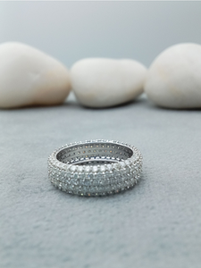 Bague de fiançailles et de mariage tendance pour femme, plaquée or 14 carats, avec diamant de laboratoire, cadeau d'anniversaire - Product Image 2
