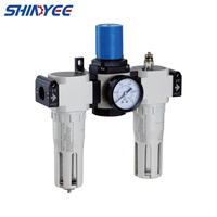 Unidad Separadora de Aceite y Agua SHINYEE Serie POC-G, Regulador de Presión, Filtro, Lubricador de Niebla de Aceite, Drenaje Automático, Fuente de Aire