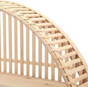 <span class=keywords><strong>Étagère</strong></span> <span class=keywords><strong>murale</strong></span> ronde <span class=keywords><strong>en</strong></span> <span class=keywords><strong>rotin</strong></span> tissé à la main de style bohème avec 3 niveaux pour la décoration de la salle de bain et du salon - Product Image 3