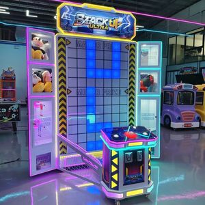 Máquina de juego de entretenimiento para interiores que funciona con monedas, bloque de apilamiento de <span class=keywords><strong>suerte</strong></span> y acción para regalos y loterías - Product Image 2