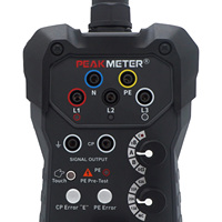 PEAKMETER Adaptor EVSE Universal Seri PM701 Stasiun Pengisian Daya AC Port 4mm 10A/250V