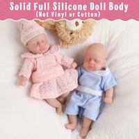 6,29 Zoll Mini Reborn Baby puppen Sweet Girl Voll silikon körper Bestes Geschenk für Kinder