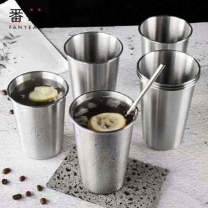 Modern Design Stainless Steel 350ml Tumbler with Vacuum Insulation and Handle/Lid for Beer Party Use - Product Image 2
