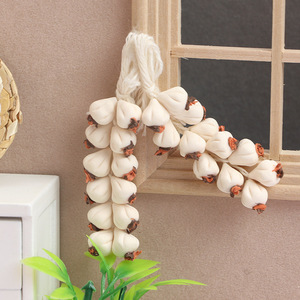 Maison de poupée lhhanx1:12, accessoires de maison, ornements, modèle de simulation, légumes, <span class=keywords><strong>ail</strong></span>, bouquet entier, 5 bouquets - Product Image 3
