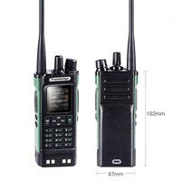 Radio analogique 10W haute puissance pour UV32 Tri-bande, 6 réceptions, GPS longue portée, batterie 2000-2500mAh, chargement Type-C, service OEM