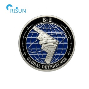 Moneda Conmemorativa Personalizada de Aviación, Avión de Combate Bombardero B2 B-2 de la Fuerza Aérea de los Estados Unidos, Medallón de Avión, Moneda de Desafío B2 - Product Image 6