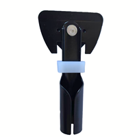 Clips de remplacement pour tête de balai à poussière en métal avec revêtement en poudre HX, clip pour manche de balai humide, adaptateur de fixation pour manche de balai pour le nettoyage domestique