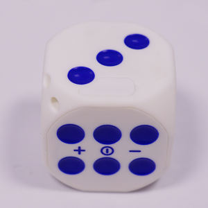 Mini haut-parleur Bluetooth en forme de dés |   Haut-parleur portable sans fil en forme de dés avec lumières RGB - Product Image 4