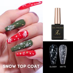 JTING Esmalte de Uñas en Gel UV/LED de Alta Calidad con Acabado Brillante y Mate, Capa Superior Efecto Nieve, OEM ODM, Muestra Gratuita, Diseño de Marca Privada - Product Image 1