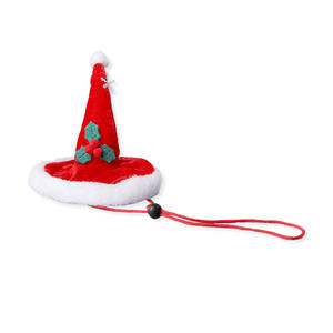 قبعة فاخرة جديدة للحيوانات الأليفة لعام 2026 من القطيفة الحمراء، غطاء رأس لطيف ومريح للقطط والكلاب الصغيرة لحفلات الهالوين وعيد الميلاد - Product Image 6