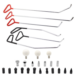 Juego de varillas PDR para reparación de abolladuras de carrocería, 9 piezas, puntas de repuesto, martillo de golpeo, herramientas para eliminación de daños por granizo en automóviles - Product Image 5