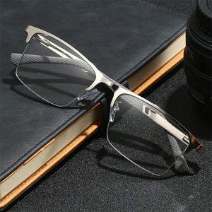 Gafas de lectura de Metal ligeras para hombres y mujeres, bloqueo de luz azul, gafas graduadas antideslumbrantes, lectores mayores, venta al por mayor - Product Image 3