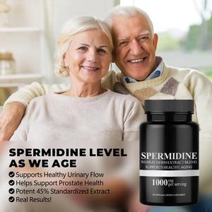 Complément de spermidine de haute pureté VitaHall, capsules de spermidine, soutient la santé, extrait de germe de blé pour hommes et femmes - Product Image 5