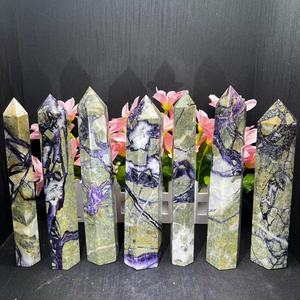 Groothandel Groot Formaat Natuurlijk Paars Fluoriet Worteltoren Kristalpunt Voor Decoratie - Product Image 6