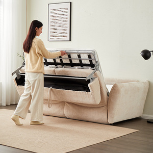 Canapé-<span class=keywords><strong>lit</strong></span> modulaire italien moderne de luxe en similicuir kaki, ensemble de canapés pour salon, canapé modulaire pour appartement, villa, canapé de sol vertical de loisirs - Product Image 1