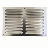 Capot étanche à la pluie en acier inoxydable, sortie d'échappement perforée de ventilation de calandre de dissipation thermique