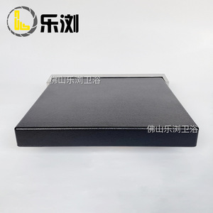 Le Liu <b>Folding</b> <b>Shower</b> <b>Stool</b> Black Polyurethane Stainless Steel Non Slip Bath Seat For Hotels Homes Elderly Use - Product Image 3