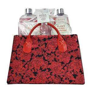 Vente en gros de produits de soins personnels très vendus 6 pièces, panier-cadeau de beauté pour la Saint-Valentin, kit de coffrets cadeaux de la collection douche de spa pour femmes - Product Image 1