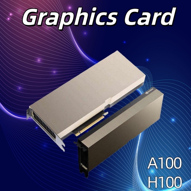 A100 80GB PCIe Data Center GPU, Ampere Architecture AI Training & HPC Accelerator