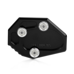 Tampon d'agrandissement de béquille latérale de pied de béquille pour Yamaha <span class=keywords><strong>FZ6</strong></span> Fazer / S2 ABS / FZ6R 2004 - 2017 <span class=keywords><strong>2016</strong></span> plaque de Support de moto agrandir - Product Image 1