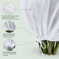 Protection contre le gel pour plantes d'extérieur 1m x 1,6m pour légumes, arbustes et jeunes arbres de jardin domestique