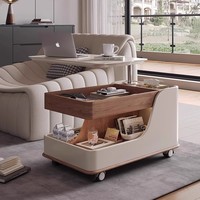 Fábrica de China, mecanismo de mesa de centro de elevación superior moderno, carrito, mesa de centro para sala de estar con almacenamiento