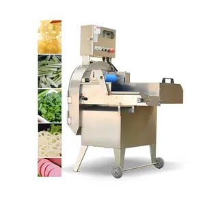 Industriële Komkommer Wortel Aardappelsnijmachine Groentesnijmachine Elektrische Kool Selderij Prei Spinazie Groentesnijder