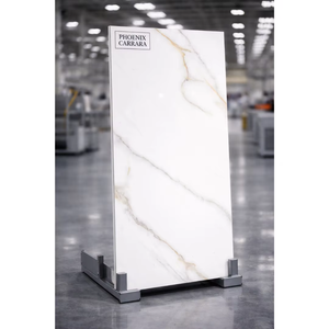 Baldosas de Porcelana PHOENIX CARRARA 600x1200mm, Aspecto de Mármol Natural, Modernas, para Villas, Supermercados, Salas de Estar, Interiores, Antideslizantes - Product Image 2
