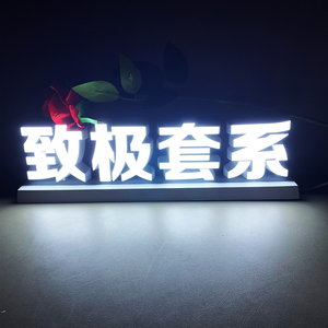 Custom Illuminated Signage | Home Storefront Decor | Office LED <b>Letter</b> Signs | Outdoor <b>Wall</b> Mounted Plaques - Product Image 5