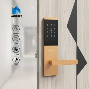 High Security WiFi TTLock Smart Door Lock Digital Keypad Electronic Keyless Door Lock Intelligent Smart Locks for Front Door