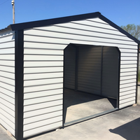 Bâtiment préfabriqué en acier résistant au vent et à la neige, garage extérieur pour véhicules