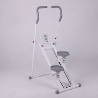 Grimpeur Vertical Pliable Usage Domestique Fitness Machine D'exercice Grandes Pédales Guidon Réglable Conception Pliante Compacte