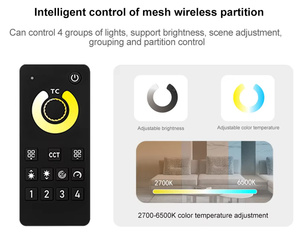 รีโมตคอนโทรล4โซนกันน้ำ IP68 C302B รีโมตคอนโทรล CCT ซิงค์ Tuya ตัวควบคุมโครงการ<span class=keywords><strong>ส</strong></span>ระว่ายน้ำอัจฉริยะ - Product Image 6