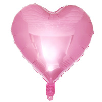 Ballons en aluminium personnalisés en forme de cœur - 18 pouces, logo imprimé, vente en gros, MOQ abordable pour la décoration de remises de diplômes et d'événements