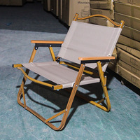 Chaise de camping Kermit en alliage d'aluminium, épaisse, durable, légère et portable, pour usage commercial et en parc