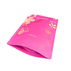 Emballage de liquide alimentaire imprimé personnalisé Doypack sac de jus sauce aux fruits vinaigrette pochette à bec verseur - Product Image 6