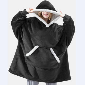 Felpa Oversize Teddy Cappotto Invernale Unisex Felpe con Cappuccio Semplici per Uomo Pigiami Firmati per Donna - Product Image 3