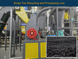 Full Automatic Tire <b>Recycling</b> Machine for Crumb <b>Rubber</b> Granule and Powder Making - Product Image 5