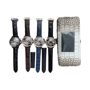 Reloj de Lujo Automático Unisex Godfather, Cronógrafo con Fecha, Resistente al Agua 100 Bar, Cristal de Zafiro Moderno, Acero Inoxidable - Product Image 3